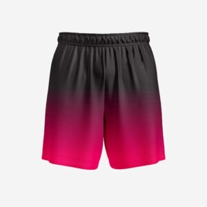 Custom Black & Pink Gradient Performance Basketball Shorts