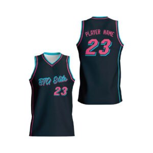 Men’s V-Neck Sublimated Basketball Jersey