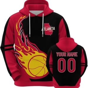 Custom 3D Printed Basketball Hoodie