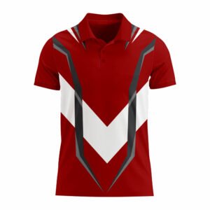 3D Basketball Sporty Pattern Polo Shirt