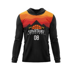 Custom Logo Pullover Basketball T-Shirt Hoodie