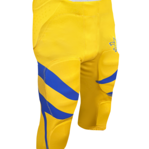Custom Yellow Football Padded Pants