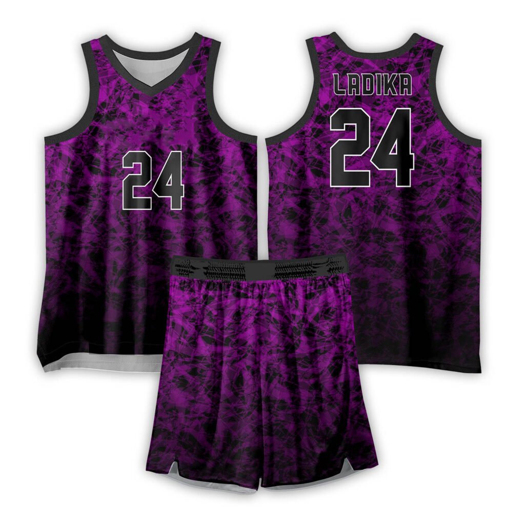 Purple Basketball Uniform Premium Sublimated Set