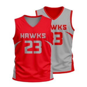 Lightweight Reversible V-Neck Basketball Jersey