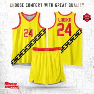 Yellow Basketball Uniform Power Chain Edition.