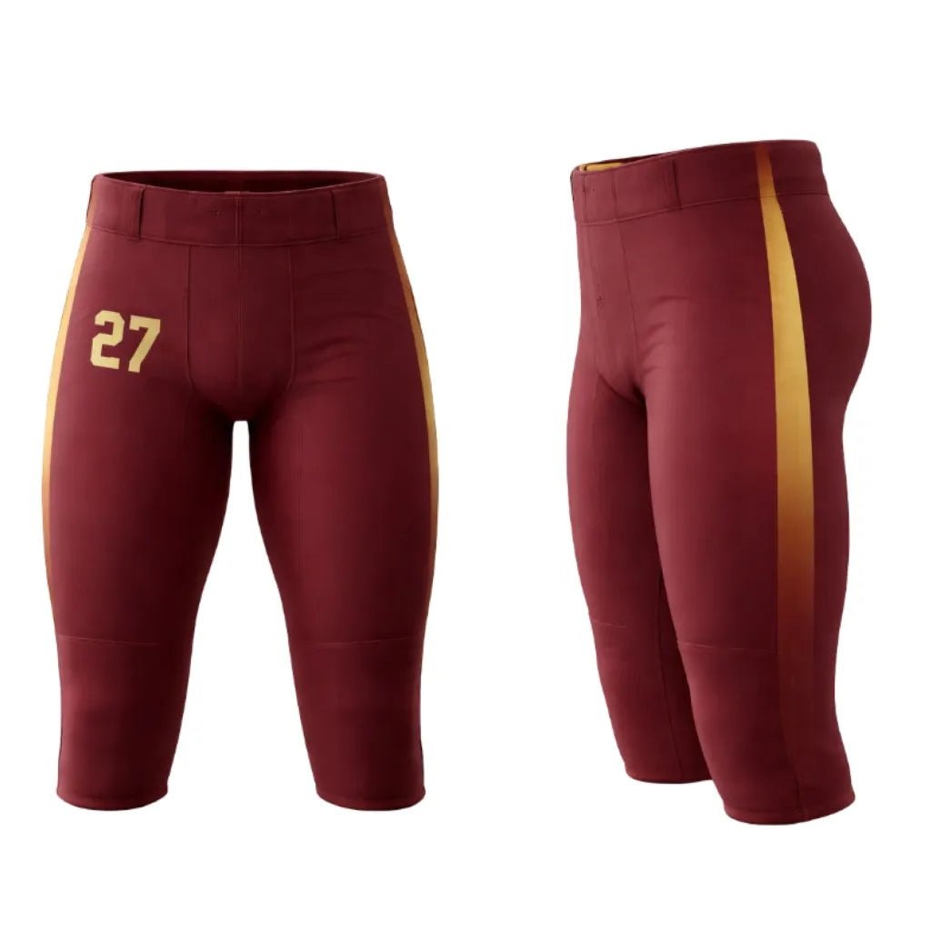 Custom Football Pants with Belt Multiple Colors - Image 2