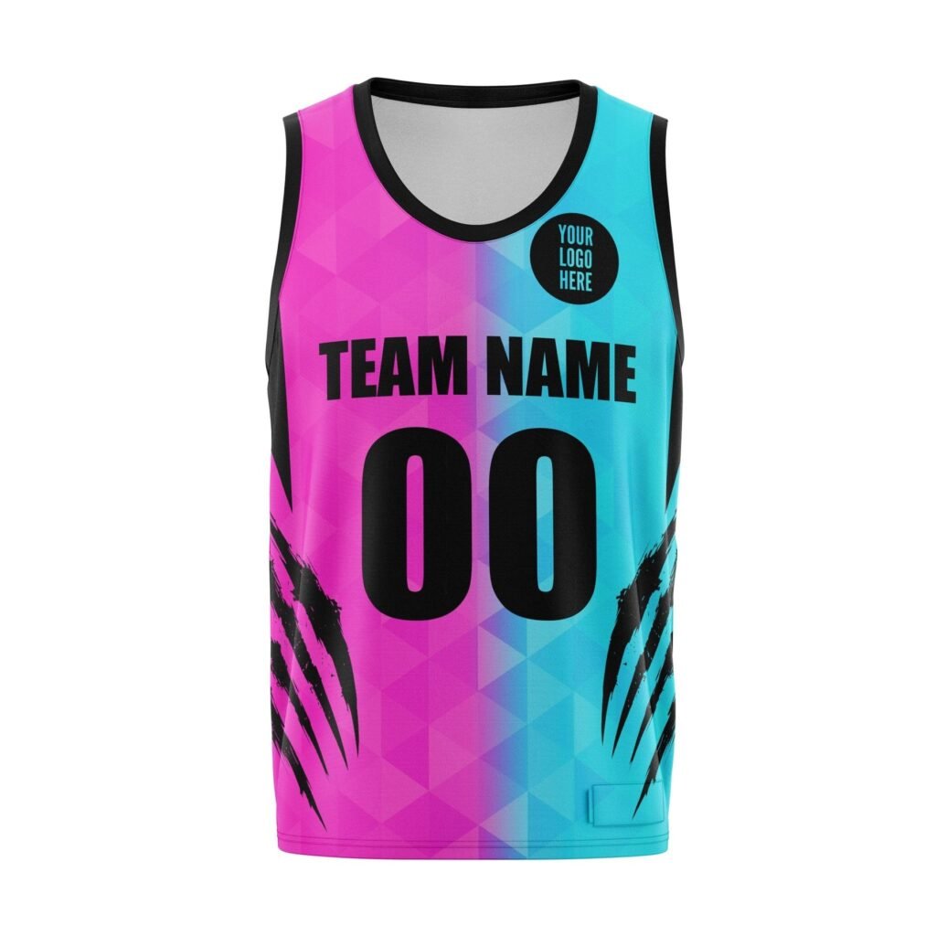 Split Drive Custom Basketball Jersey